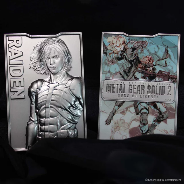 Sammlerplakette Metal Gear Solid 2 - Raiden Limited Edition - Stück limitiert