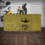 Sammlerplakette Rocky II - Superfight II Ticket Limited Edition - Stück limitiert