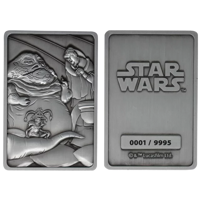 Sammlerplakette Star Wars - Jabba the Hut Ingot - Stück limitiert
