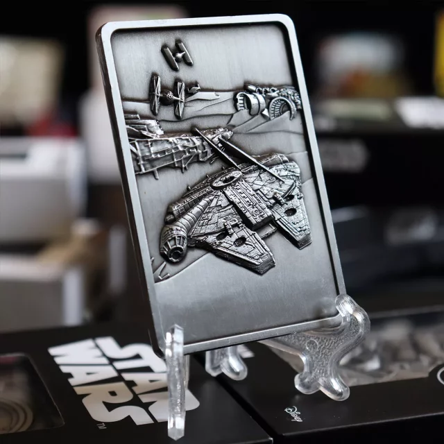 Sammlerplakette Star Wars - Millenium Falcon Ingot Limited Edition - Stück limitiert