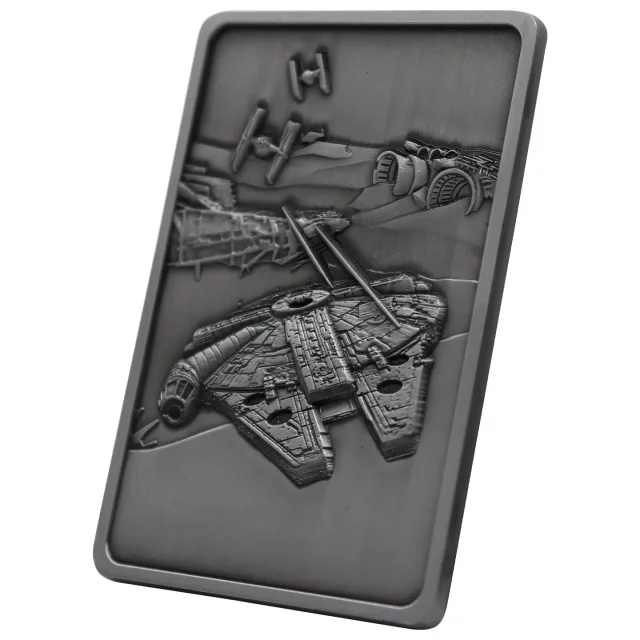 Sammlerplakette Star Wars - Millenium Falcon Ingot Limited Edition - Stück limitiert