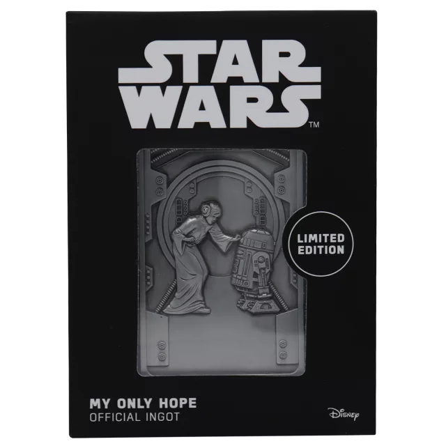 Sammlerplakette Star Wars - My Only Hope Ingot - Stück limitiert