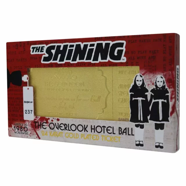 Sammlerplakette The Shining - The Overlook Hotel Ball Ticket - Stephen King