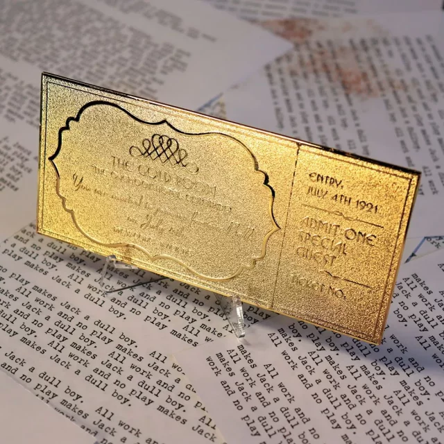 Sammlerplakette The Shining - The Overlook Hotel Ball Ticket - Stück limitiert