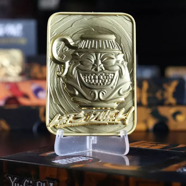 Sammlerplakette Yu-Gi-Oh! - Pot of Greed (vergoldet) - Stück limitiert