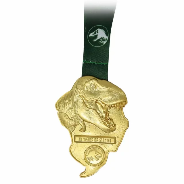 Jurassic Park Collector's Set - 'Park Ranger Service Award (Münze, Medaille, Abzeichen) - Replik