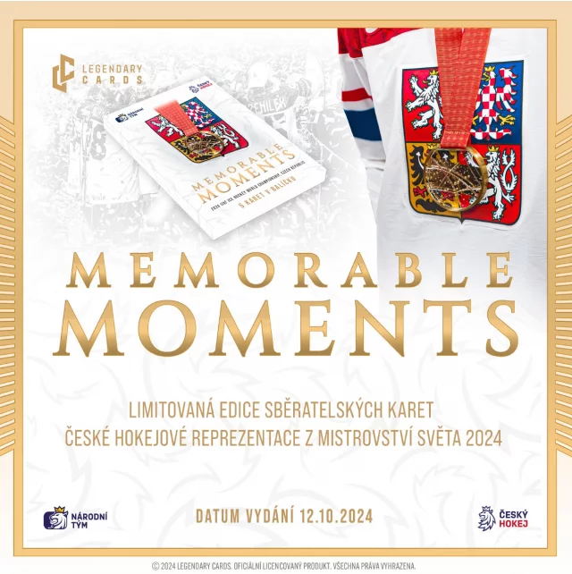 Sammlerkarten Hockey Memorable Moments - Retail Box (12 Packungen) - TCG Sammelkartenspiel