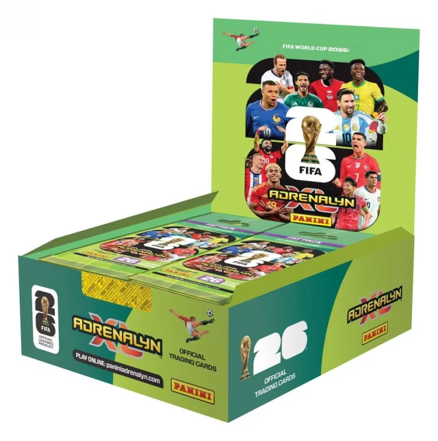 Sammelkarten FIFA World Cup 2026 - Adrenalyn XL Fatpack Box (10er-Pack) - Kartenspiel