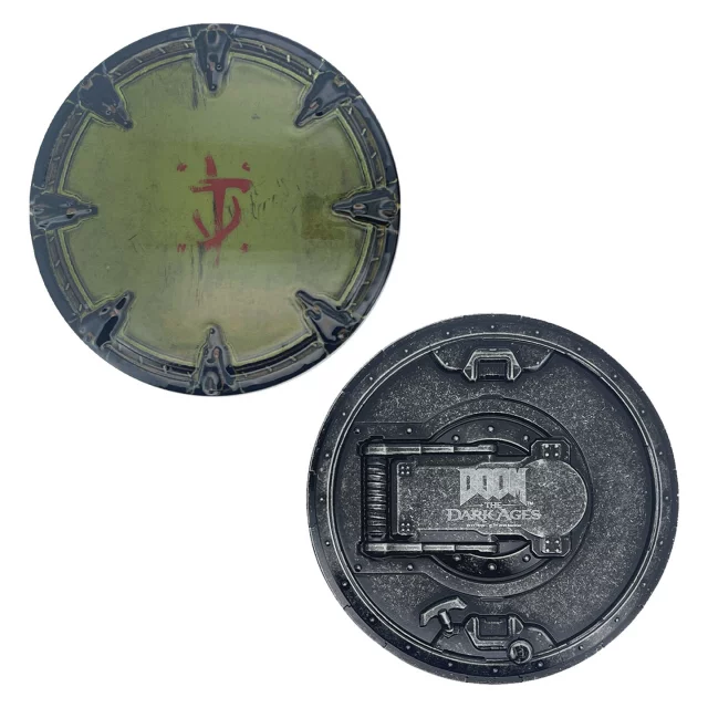 Sammlermedaille Doom: The Dark Ages - Saw Shield - Stück limitiert
