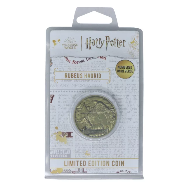 Sammlermünze Harry Potter - Rubeus Hagrid Limited Edition - Medaillon