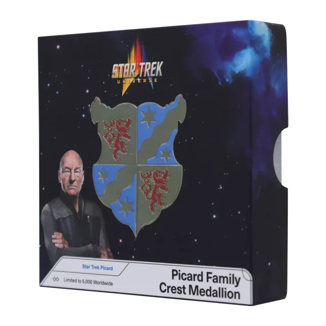 Sammlermedaille Star Trek - Picard Family Crest Limited Edition