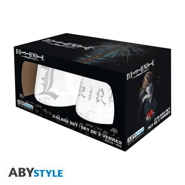 Glas Death Note - Kira & L Glass Set (2 Stck) - Manga