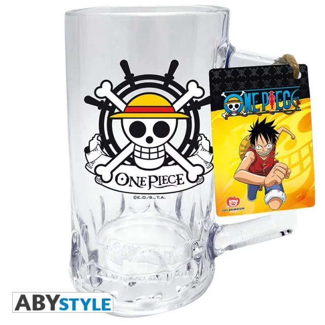Glas One Piece - Luffy Skull - Pint