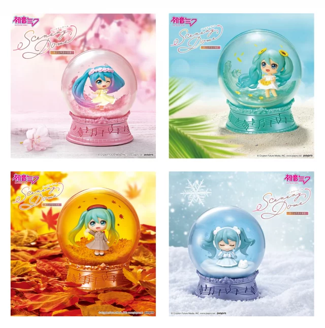 Schneekugel Vocaloid - Hatsune Miku Mini Snowglobes Scenery Domes (zufällige Auswahl) - Anime