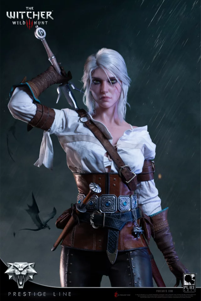 Statue The Witcher - Ciri of Cintra 1/2 Scale Statue Prestige Line (PureArts) - Stück limitiert