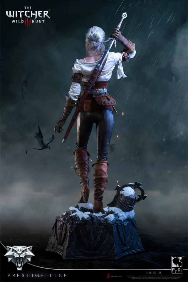 Statue The Witcher - Ciri of Cintra 1/2 Scale Statue Prestige Line (PureArts) - Stück limitiert