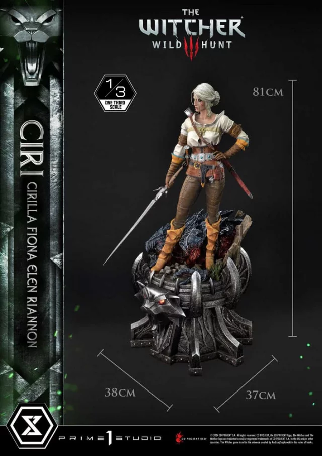 Statue The Witcher - Cirilla Fiona Elen Riannon Museum Masterline Statue 1/3 Bonus Version (Prime 1 Studio) - Figuren