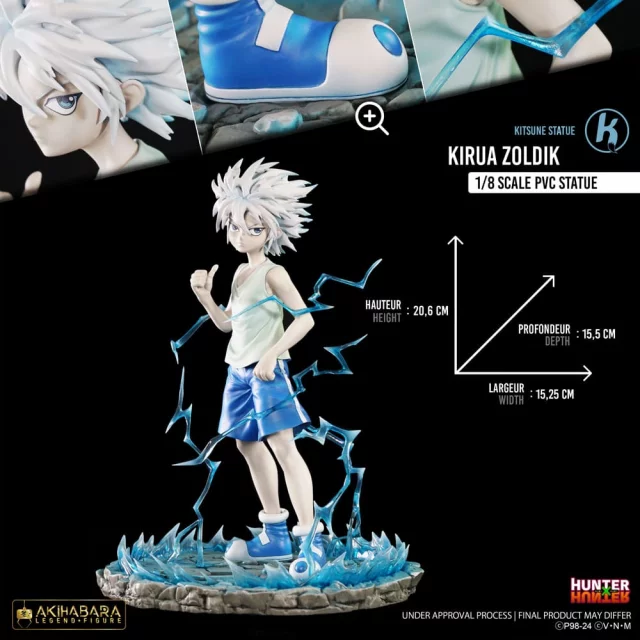 Statuette Hunter × Hunter - Kirua (God Speed Mode) 1/8 21 cm (Kitsune Statue) - Anime