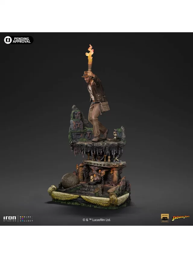 Statuette Indiana Jones - Indiana Jones Deluxe (Iron Studios) - Action-Figur