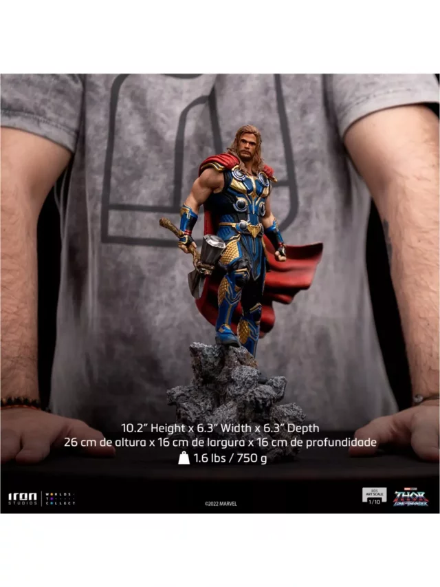 Statuette Marvel: Thor: Love and Thunder - Thor Art Scale 1/10 (Iron Studios) - Avengers