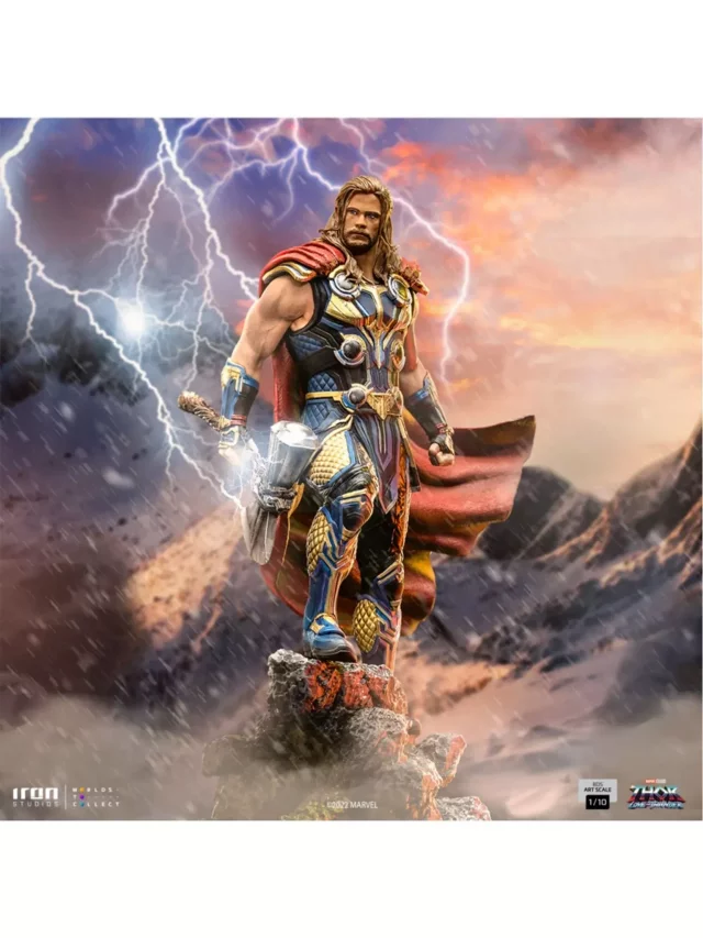 Statuette Marvel: Thor: Love and Thunder - Thor Art Scale 1/10 (Iron Studios) - Figuren