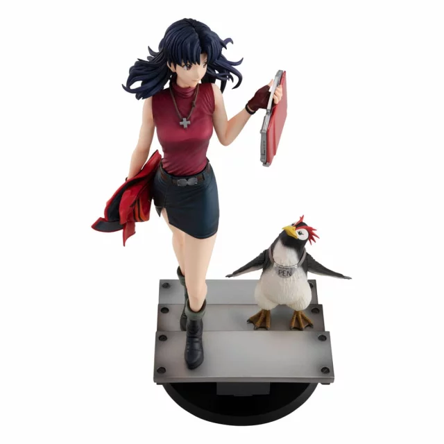 Statuette Rebuild of Evangelion - Misato Katsuragi & Pen (MegaHouse) - Manga