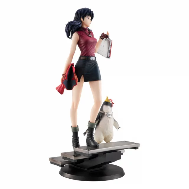 Statuette Rebuild of Evangelion - Misato Katsuragi & Pen (MegaHouse) - Anime