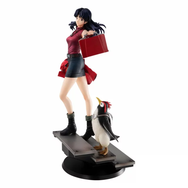 Statuette Rebuild of Evangelion - Misato Katsuragi & Pen (MegaHouse) - Manga