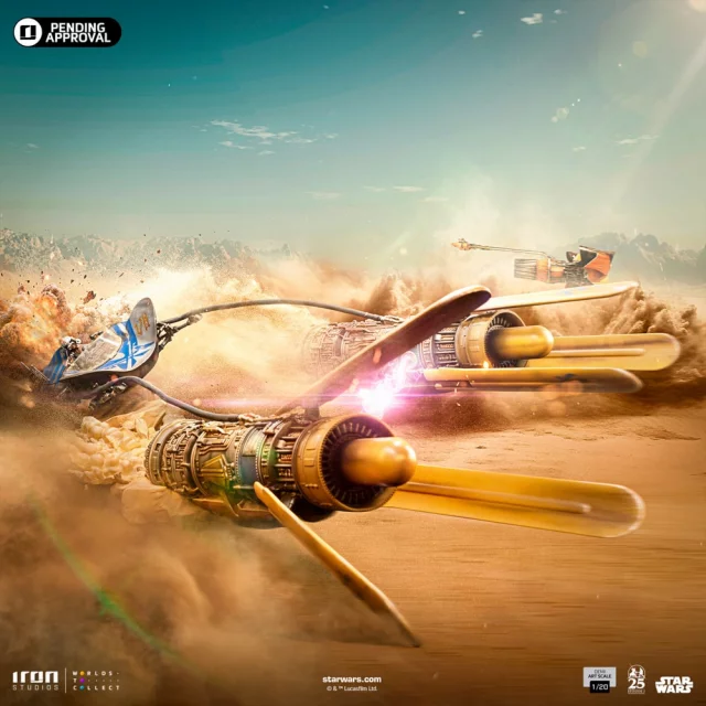 Statuette Star Wars - Anakin’s Pod Racer Demi Art Scale 1/20 (Iron Studios) - Figuren