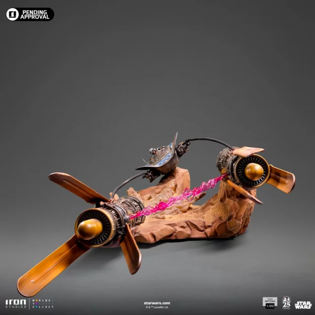 Statuette Star Wars - Anakin’s Pod Racer Demi Art Scale 1/20 (Iron Studios) - Figuren
