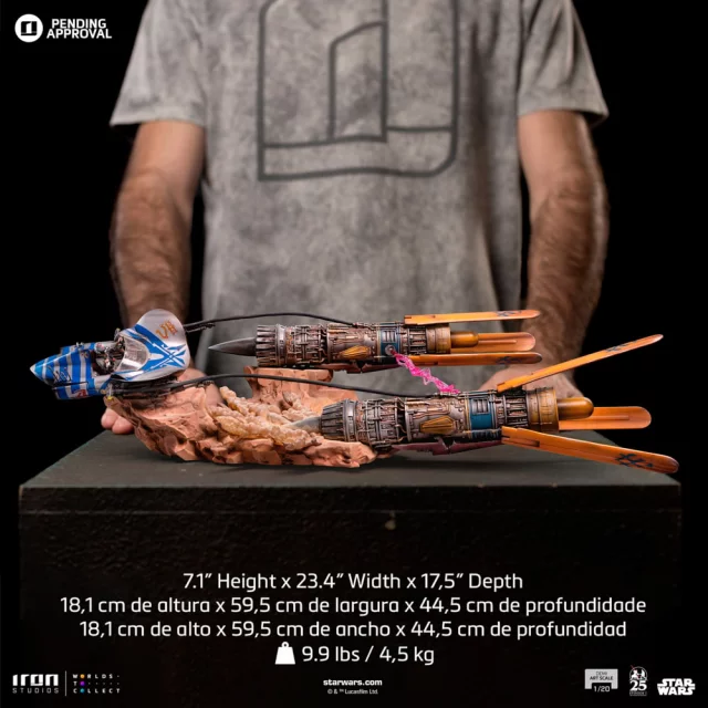 Statuette Star Wars - Anakin’s Pod Racer Demi Art Scale 1/20 (Iron Studios) - Figuren