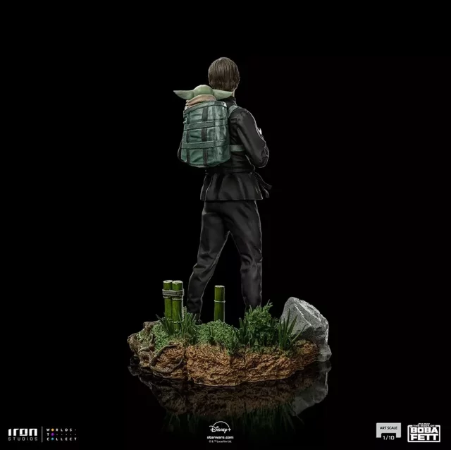 Statuette Star Wars: Book of Boba Fett - Luke Skywalker and Grogu (Ausbildungsversion) Art Scale 1/10 (Iron Studios) - Figuren