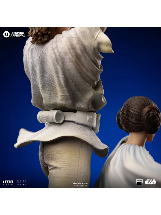 Statuette Star Wars - Luke and Leia Movie Poster 1/10 (Iron Studios) - Figuren