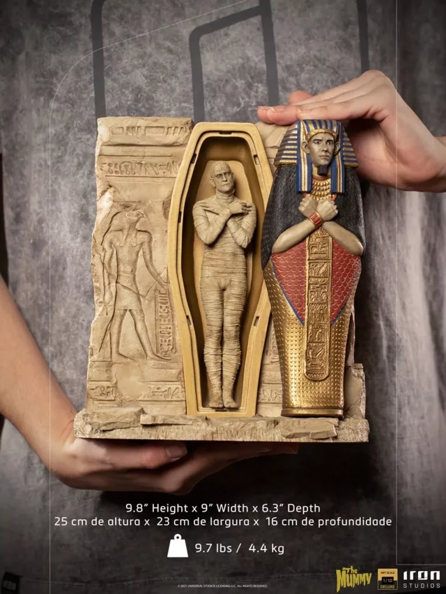 Statuette Universal Monsters - The Mummy Deluxe Art Scale 1/10 (Iron Studios) - Figuren