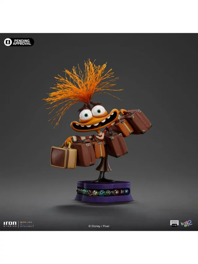 Statuette Alles steht Kopf 2 - Anxiety 1/10 (Iron Studios) - Disney