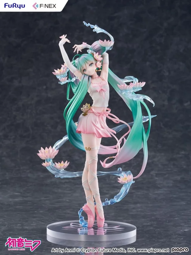Statuette Vocaloid - Hatsune Miku Water lily Ver. (FuRyu) - Figuren
