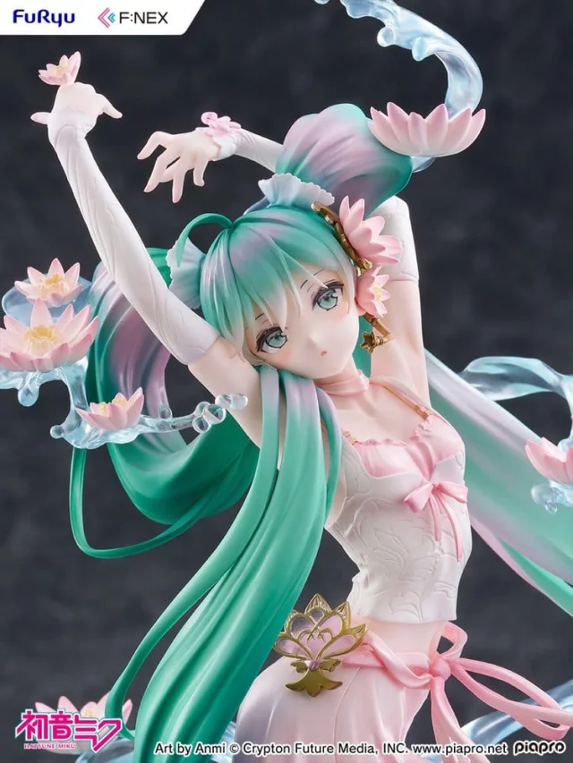 Statuette Vocaloid - Hatsune Miku Water lily Ver. (FuRyu) - Manga