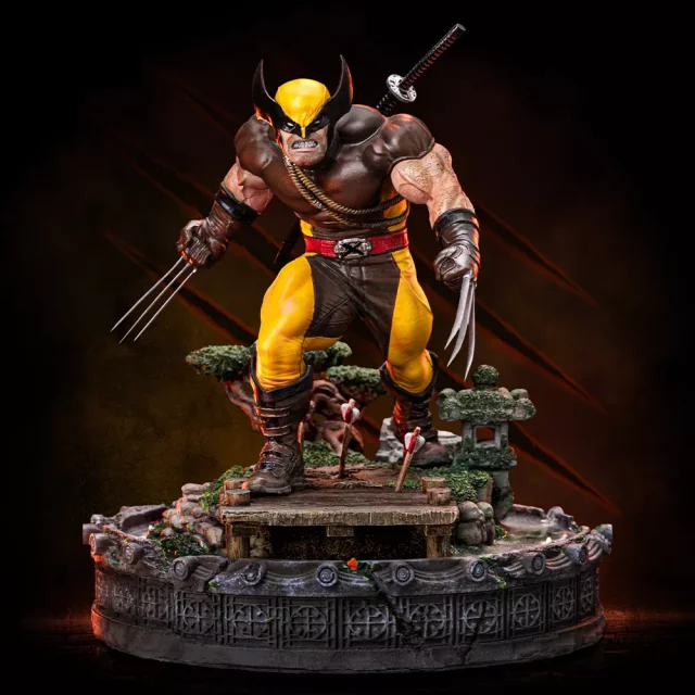 Statuette X-Men - Wolverine Unleashed Deluxe Art Scale 1/10 (Iron Studios) - Marvel