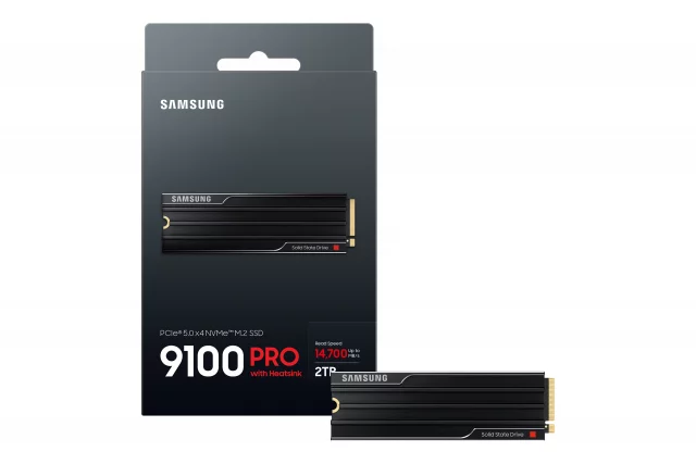 SSD-Disk für die PlayStation 5 Konsole - Samsung SSD 9100 PRO 2TB mit Kühlkörper - Zubehör