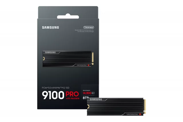 SSD-Disk für die PlayStation 5 – Samsung SSD 9100 PRO 8TB mit Kühler - Zubehör