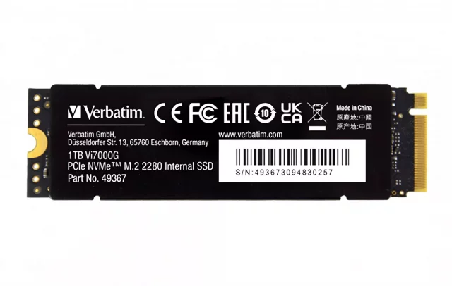 PlayStation 5 SSD - Verbatim Vi7000G 1TB - Zubehör