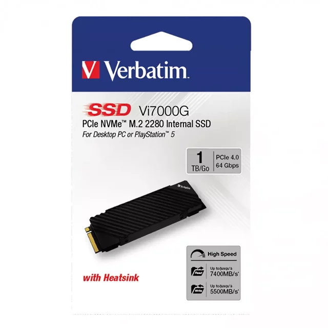 PlayStation 5 SSD - Verbatim Vi7000G 1TB - Zubehör