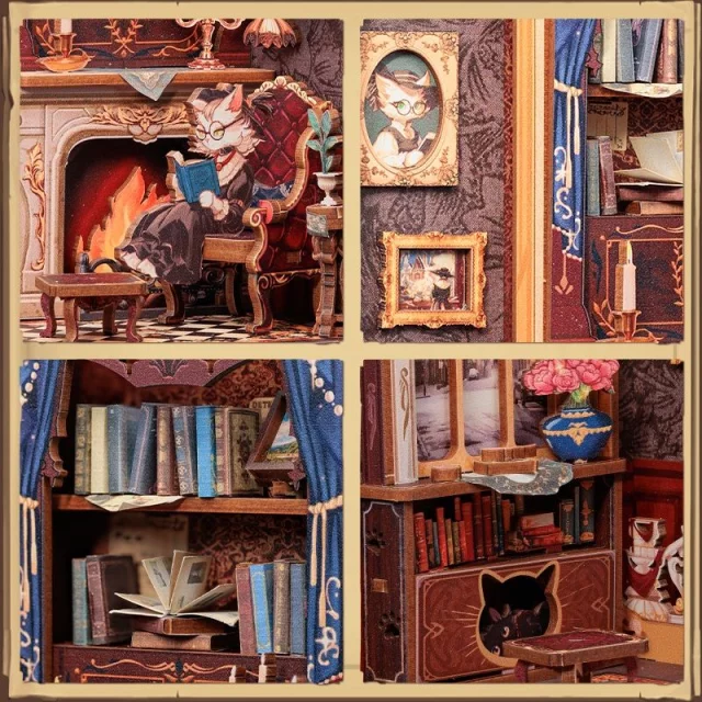 Bausatz CuteBee - Count Cat's Study - Comics