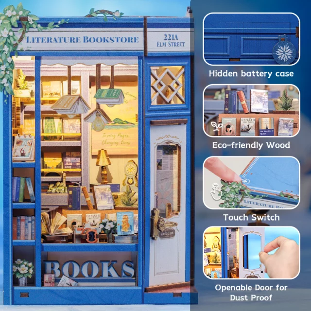 Bausatz CuteBee - Literature Bookstore - Lesezeichen