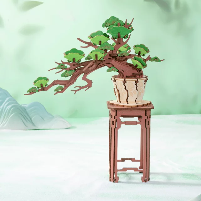 Bausatz- Evergreen Pine Bonsai (aus Holz) - Robotime