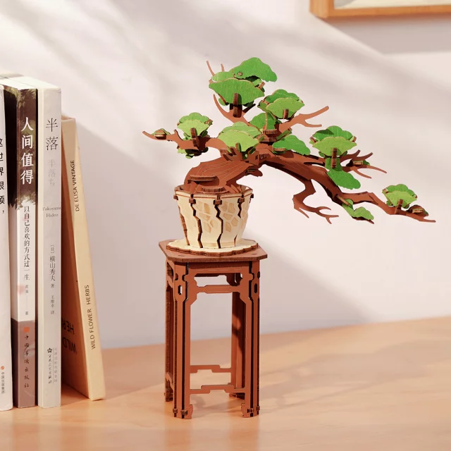 Bausatz- Evergreen Pine Bonsai (aus Holz) - Robotime