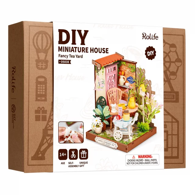 Bausatz - Fancy Tea Yard (Holz) - Robotime