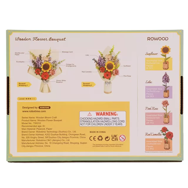 Bausatz - Flower Bouquet (aus Holz) - Aus Holz