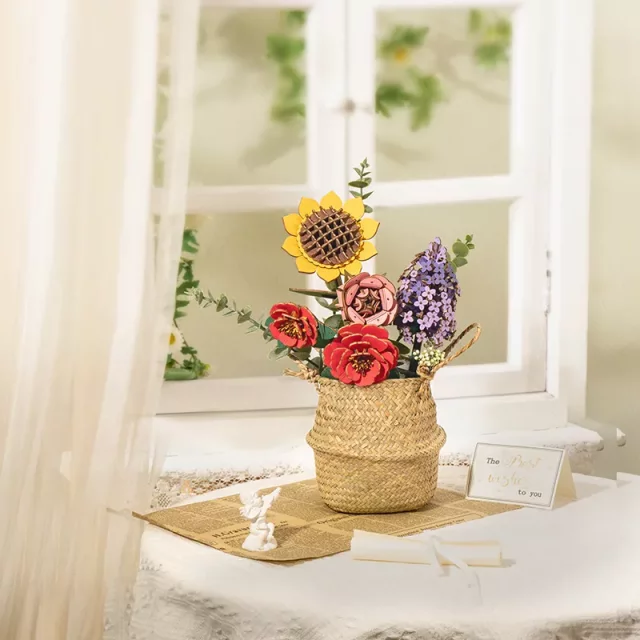 Bausatz - Flower Bouquet (aus Holz) - Robotime