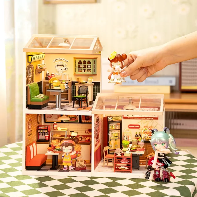 Bausatz - Hon Kong Bites Cafe - Robotime